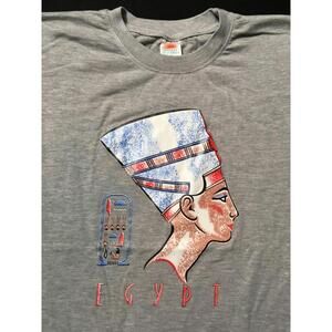 gray egypt pharoah egyptian queen cleopatra T Shirt Mens 2XL